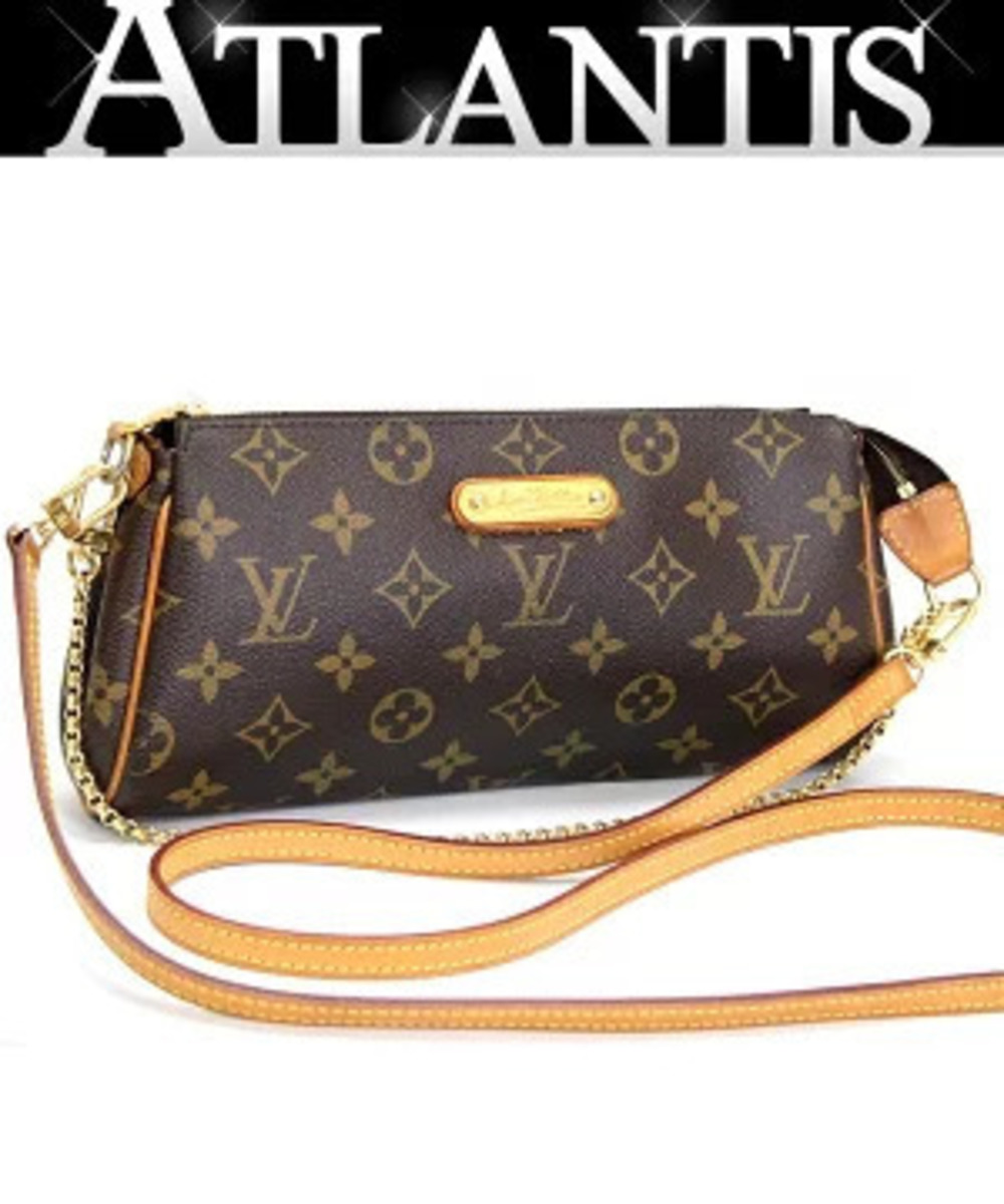 Louis Vuitton Eva Shoulder Bag Chain Handbag Monogram